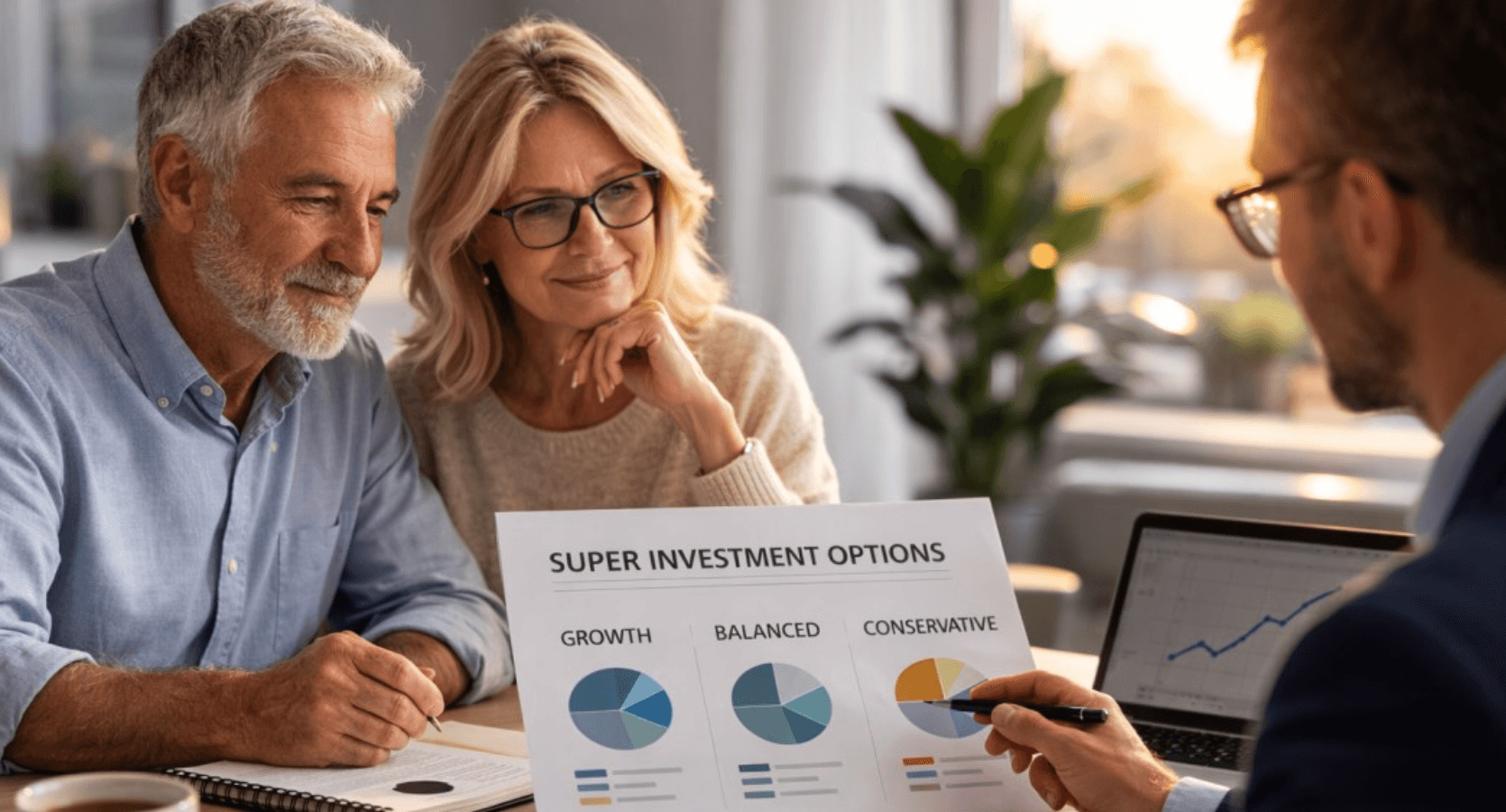 Super Investment Options Compared (Growth vs Balanced vs Conservative)