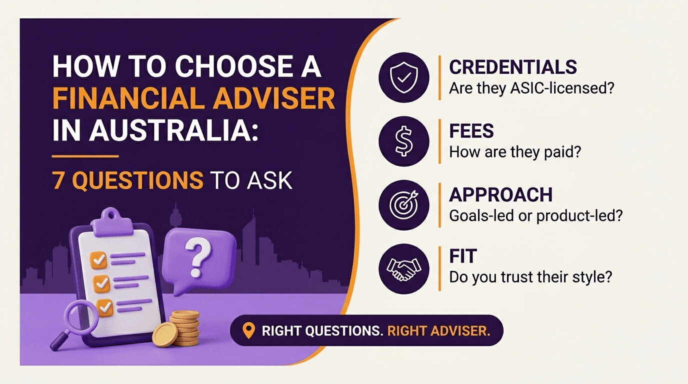 How to Choose a Financial Adviser in Australia: 7 Questions to Ask