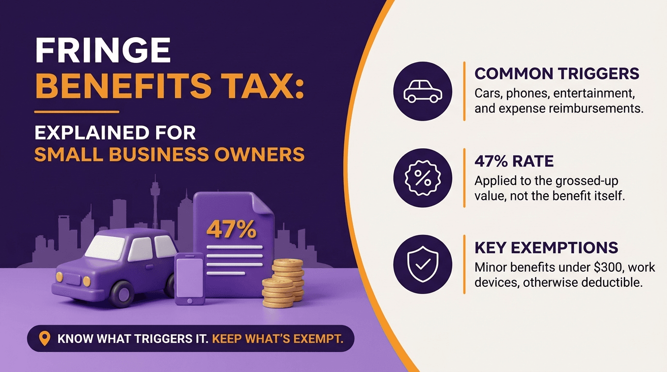 Fringe Benefits Tax Explained for Small Business Owners in Australia