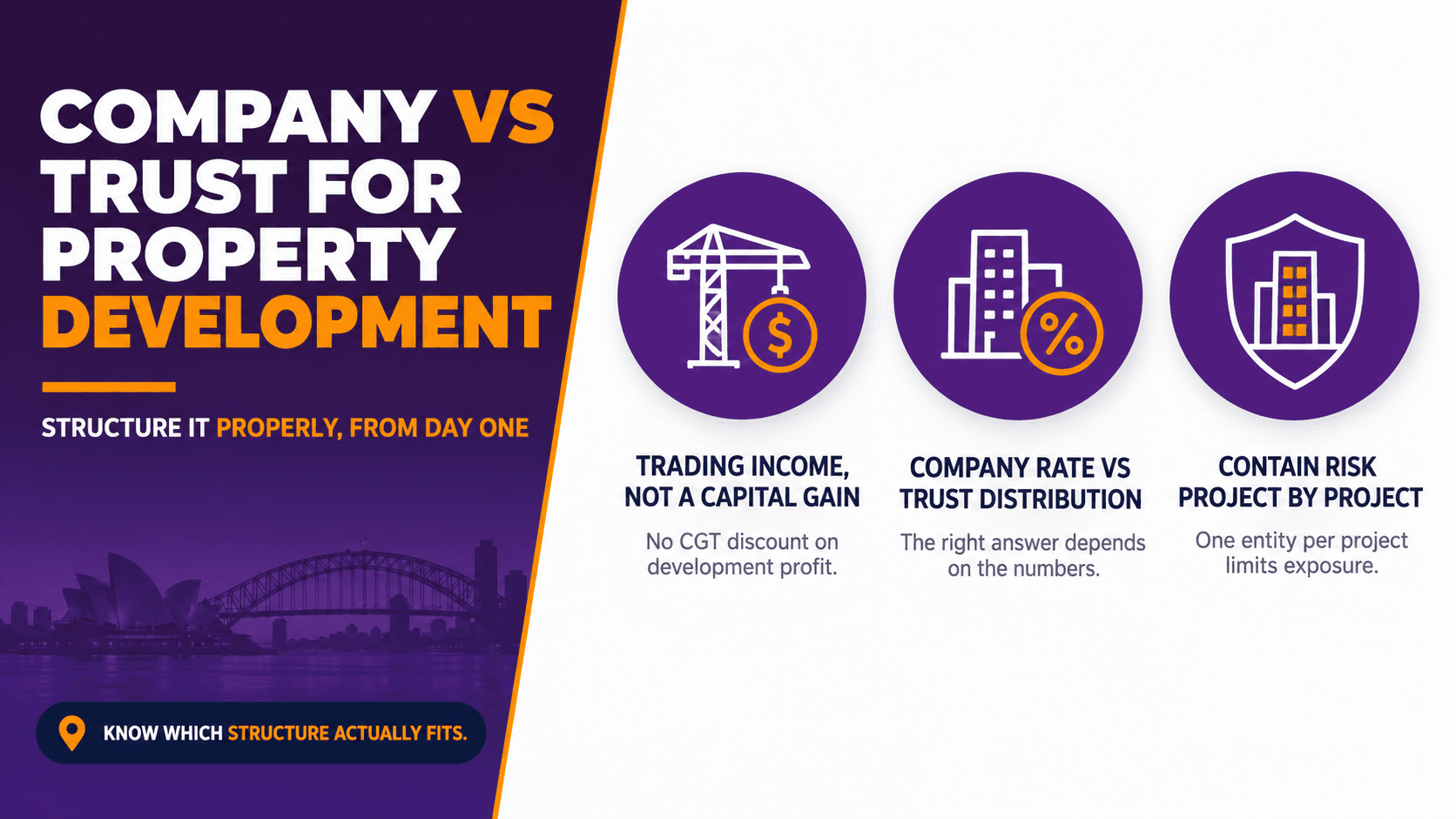Company vs Trust for Property Development